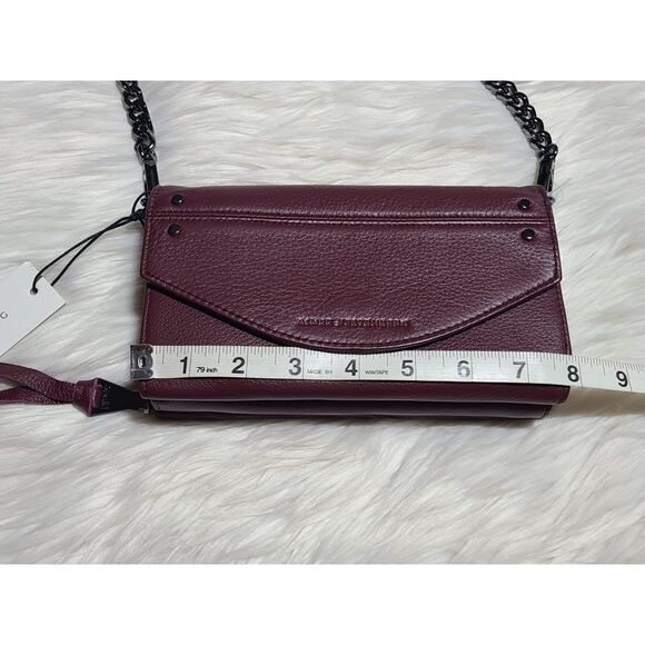 NWT|Aimee Kestenberg Delancey Oxblood Red Wallet Crossbody Bag - Picture 10 of 13